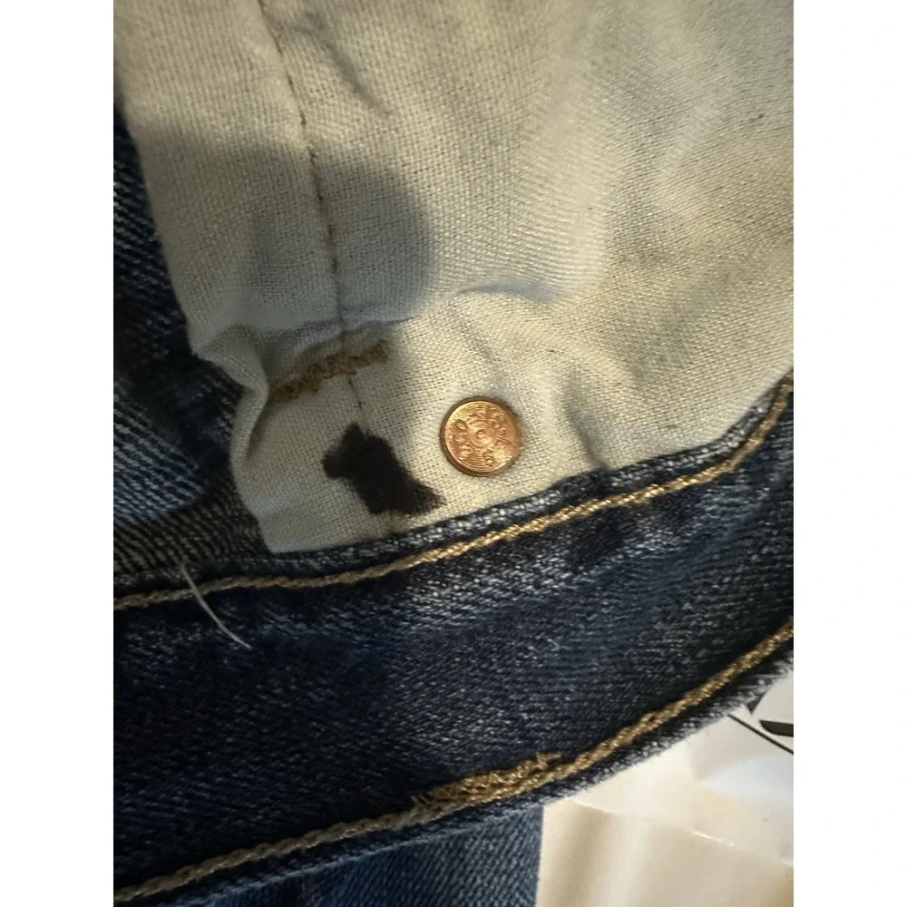 Levis 501 Jeans Mens 42x30 Blue Button Fly‎ Straight Leg Classic Denim